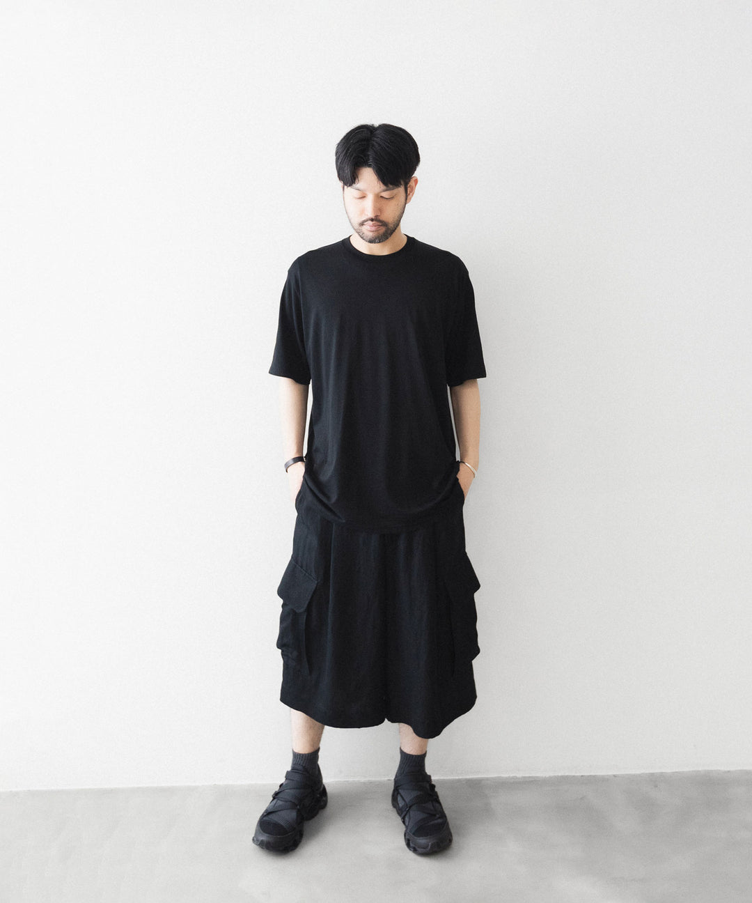 ssstein(シュタイン)のVIS/LI BRIGHT TWILL CARGO SHORT TROUSERS - BLACKの公式通販サイトsession福岡セレクトショップ
