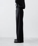 画像をギャラリービューアに読み込む, ssstein(シュタイン)のYAK/COTTON SWEAT EASY TROUSERS - BLACKの公式通販サイトsession福岡セレクトショップ
