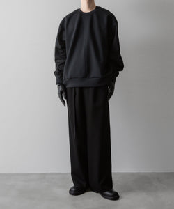 UJOH(ウジョー)のBLOUSON SLEEVE PULLOVER - BLACKの公式通販サイトsession福岡セレクトショップ