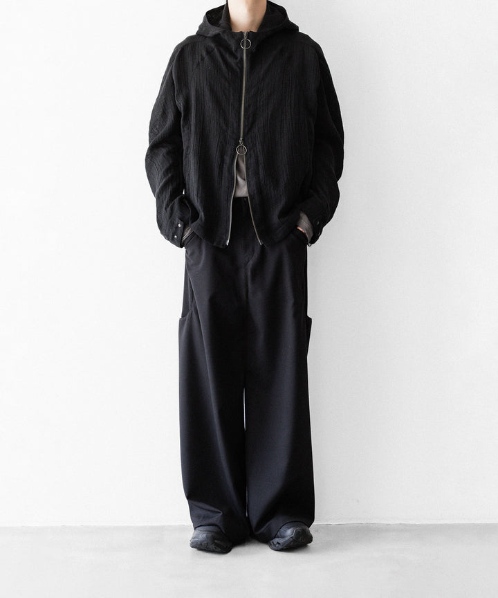 OPPOSE DUALITY オポーズデュアリティのSHORT PARKA LINENのBLACK
公式通販サイトsession福岡セレクトショップ