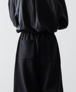 画像をギャラリービューアに読み込む, ssstein(シュタイン)のYAK/COTTON SWEAT EASY TROUSERS - BLACKの公式通販サイトsession福岡セレクトショップ
