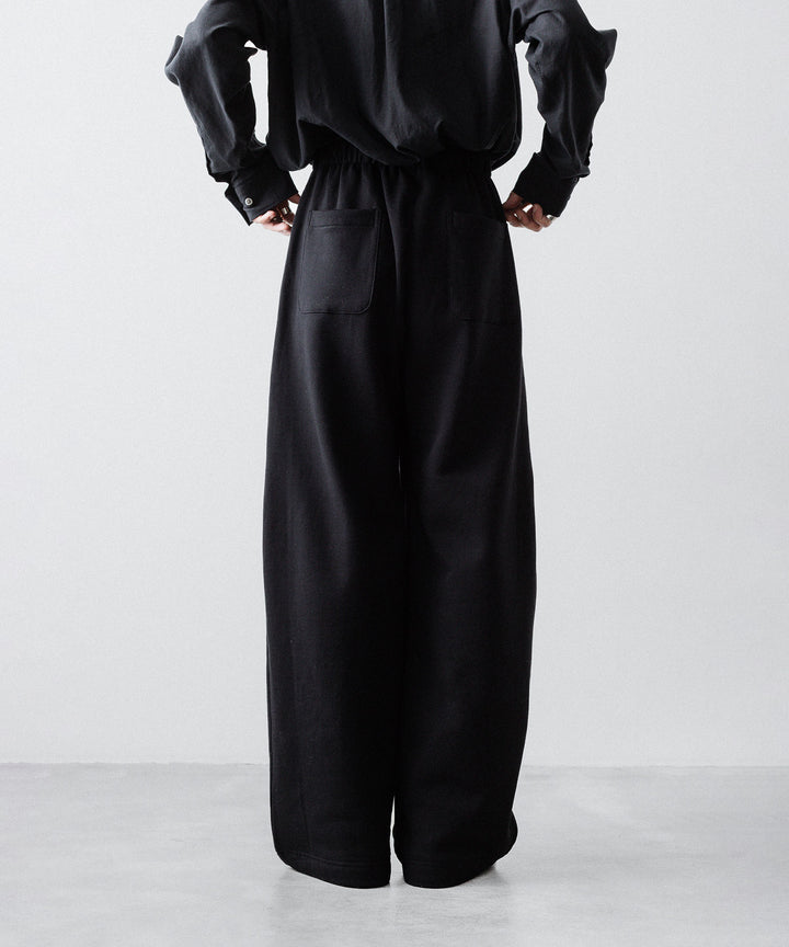 ssstein(シュタイン)のYAK/COTTON SWEAT EASY TROUSERS - BLACKの公式通販サイトsession福岡セレクトショップ
