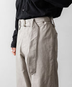 画像をギャラリービューアに読み込む, INTÉRIM インテリムのFABRIC WASHER CHINO BELTED FRENCH ARMY MIL BAGGY TROUSERのBEIGE 公式通販サイトsession福岡セレクトショップ
