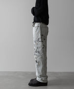 画像をギャラリービューアに読み込む, 【INTÉRIM】MILK PAINT WWII 1943 HEAVY KIBATA SHUTTLE DENIM JEANS - P.B.WHITE
