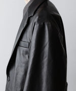 画像をギャラリービューアに読み込む, ssstein(シュタイン)のLAMBS LEATHER HALF COAT - BLACKの公式通販サイトsession福岡セレクトショップ
