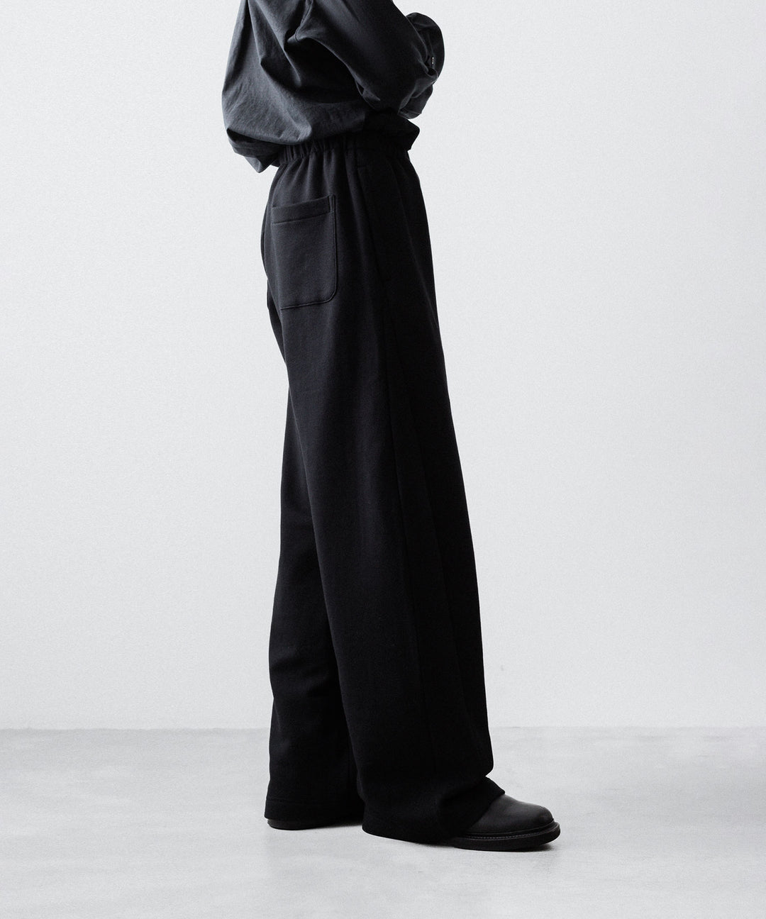 ssstein(シュタイン)のYAK/COTTON SWEAT EASY TROUSERS - BLACKの公式通販サイトsession福岡セレクトショップ