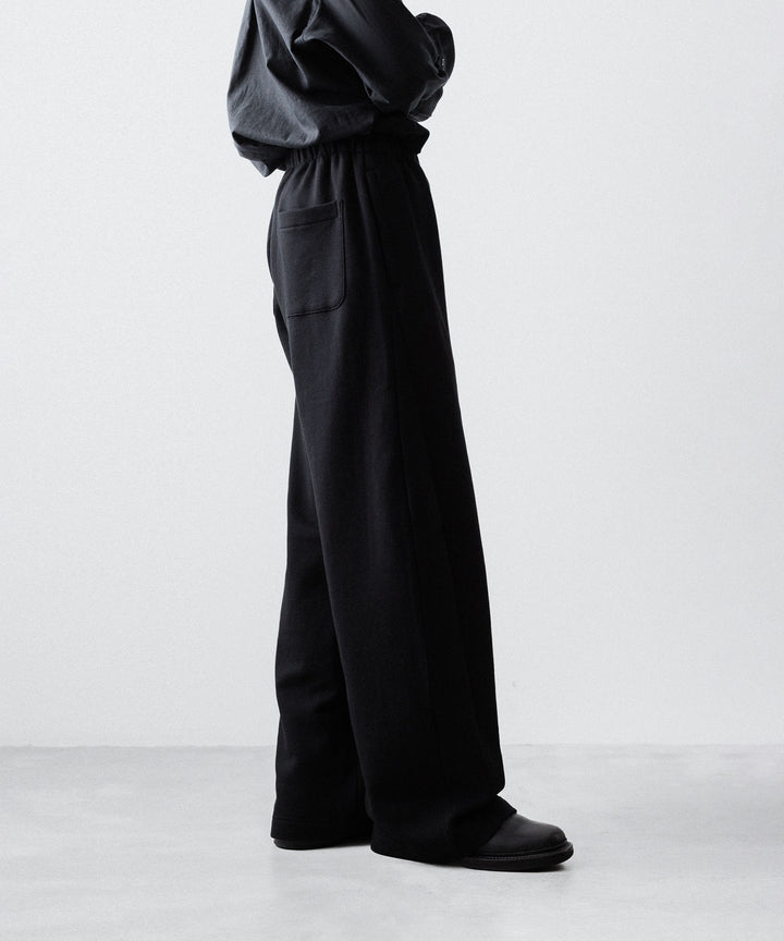 ssstein(シュタイン)のYAK/COTTON SWEAT EASY TROUSERS - BLACKの公式通販サイトsession福岡セレクトショップ