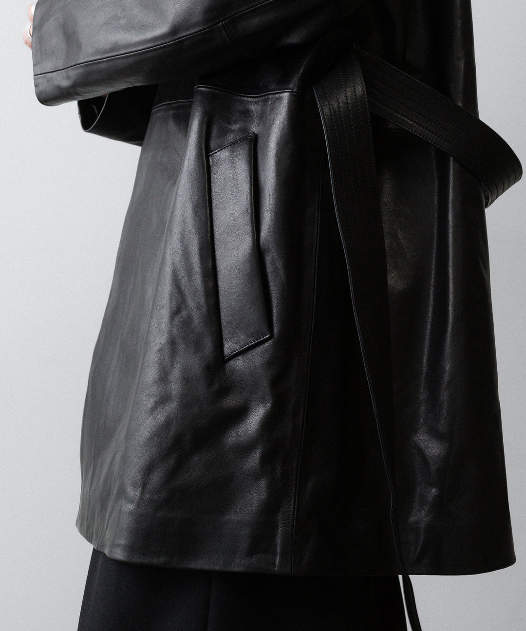 ssstein(シュタイン)のLAMBS LEATHER HALF COAT - BLACKの公式通販サイトsession福岡セレクトショップ