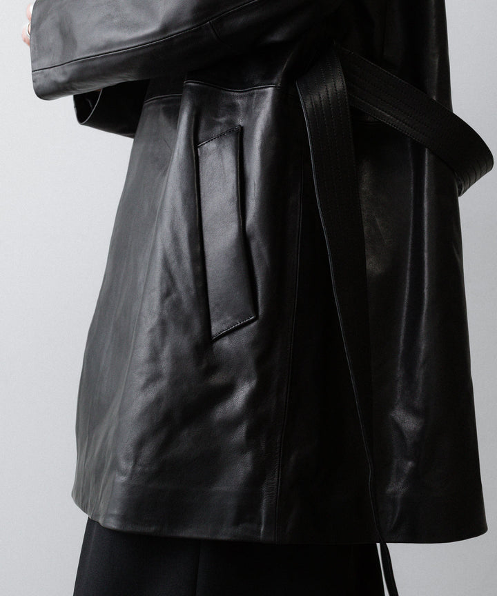 ssstein(シュタイン)のLAMBS LEATHER HALF COAT - BLACKの公式通販サイトsession福岡セレクトショップ