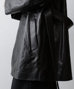 画像をギャラリービューアに読み込む, ssstein(シュタイン)のLAMBS LEATHER HALF COAT - BLACKの公式通販サイトsession福岡セレクトショップ
