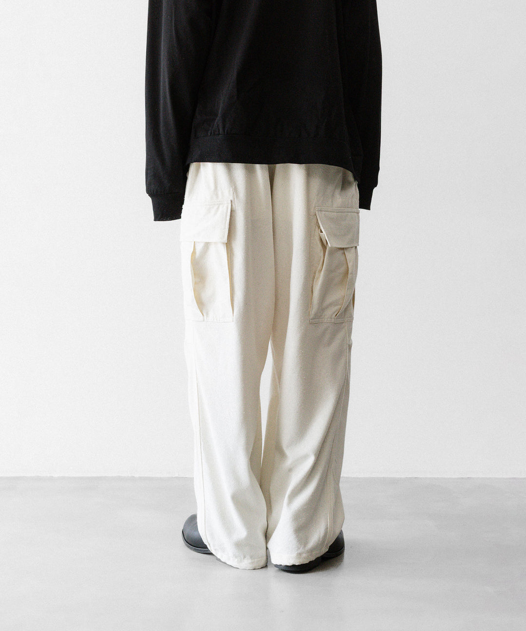 INTÉRIM インテリムのSILK NOIL JANGLE FAaTIGUE TROUSER のNATURAL 公式通販サイトsession福岡セレクトショップ