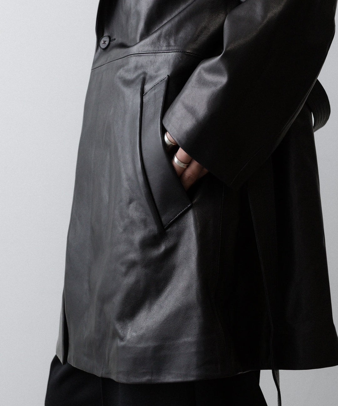 ssstein(シュタイン)のLAMBS LEATHER HALF COAT - BLACKの公式通販サイトsession福岡セレクトショップ