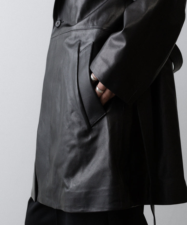 ssstein(シュタイン)のLAMBS LEATHER HALF COAT - BLACKの公式通販サイトsession福岡セレクトショップ