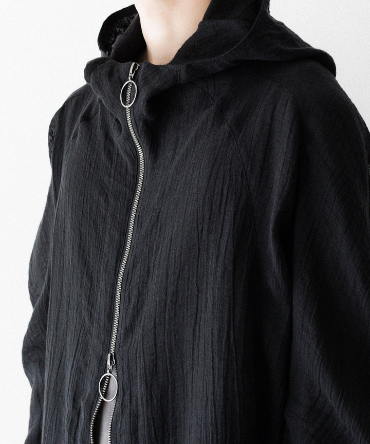 OPPOSE DUALITY オポーズデュアリティのSHORT PARKA LINENのBLACK
公式通販サイトsession福岡セレクトショップ