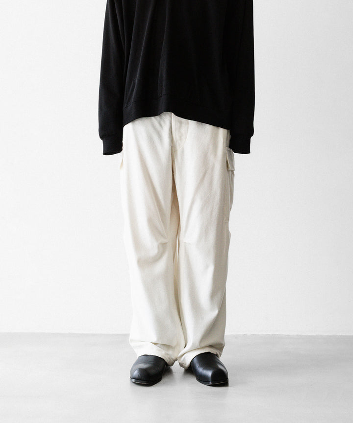 INTÉRIM インテリムのSILK NOIL JANGLE FAaTIGUE TROUSER のNATURAL 公式通販サイトsession福岡セレクトショップ