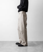 画像をギャラリービューアに読み込む, INTÉRIM インテリムのFABRIC WASHER CHINO BELTED FRENCH ARMY MIL BAGGY TROUSERのBEIGE 公式通販サイトsession福岡セレクトショップ
