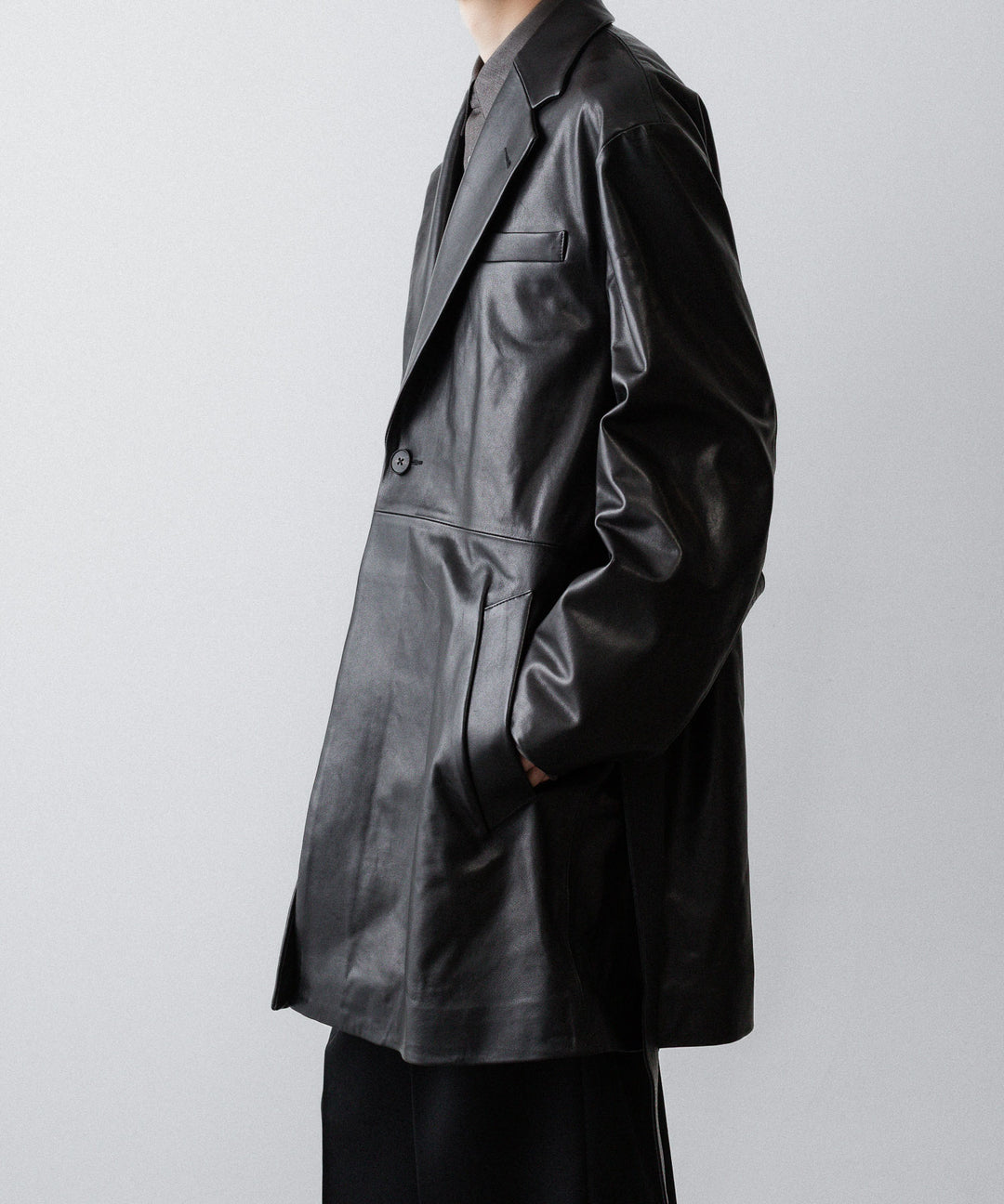 ssstein(シュタイン)のLAMBS LEATHER HALF COAT - BLACKの公式通販サイトsession福岡セレクトショップ
