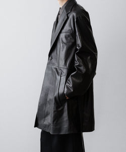 ssstein / シュタイン】LAMBS LEATHER HALF COAT - BLACK | 公式通販