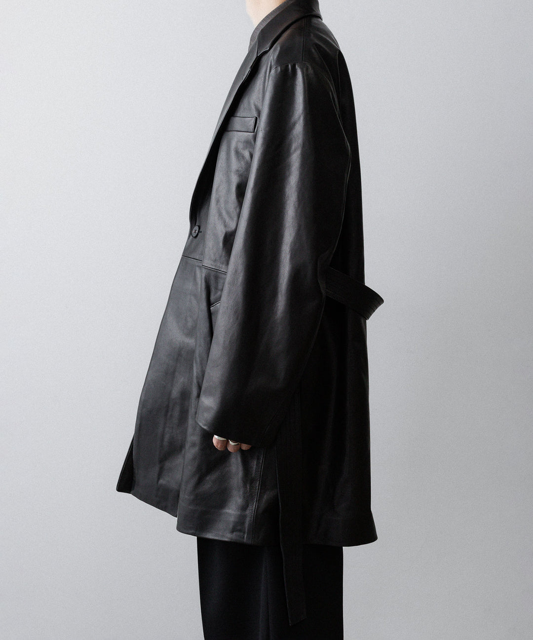 ssstein(シュタイン)のLAMBS LEATHER HALF COAT - BLACKの公式通販サイトsession福岡セレクトショップ