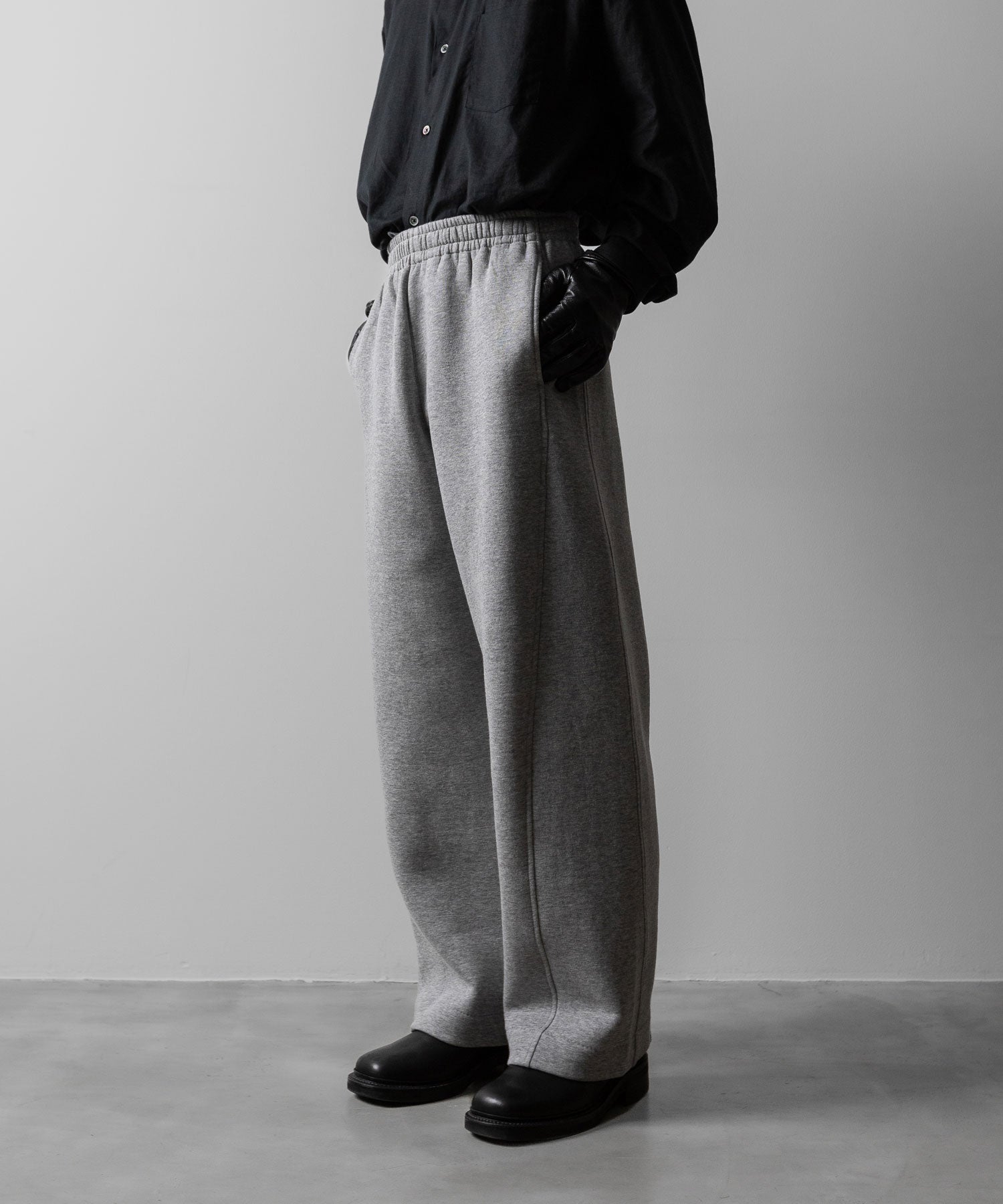 ssstein(シュタイン)のCOTTON DOUBLE KNIT TWIST SEAM PANTS - TOP GREYの公式通販サイトsession福岡セレクトショップ