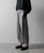 画像をギャラリービューアに読み込む, ssstein(シュタイン)のCOTTON DOUBLE KNIT TWIST SEAM PANTS - TOP GREYの公式通販サイトsession福岡セレクトショップ
