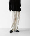 【INTÉRIM】SILK NOIL JANGLE FATIGUE TROUSER - NATURAL