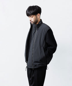 UJOH】W ZIP VEST - BLACK | 公式通販サイト session(セッション)