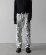 画像をギャラリービューアに読み込む, 【INTÉRIM】MILK PAINT WWII 1943 HEAVY KIBATA SHUTTLE DENIM JEANS - P.B.WHITE
