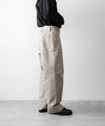 画像をギャラリービューアに読み込む, INTÉRIM インテリムのFABRIC WASHER CHINO BELTED FRENCH ARMY MIL BAGGY TROUSERのBEIGE 公式通販サイトsession福岡セレクトショップ
