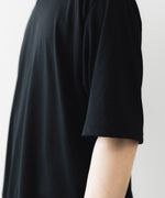 画像をギャラリービューアに読み込む, ssstein(シュタイン)のSUVIN COTTON BASIC TEE - BLACKの公式通販サイトsession福岡セレクトショップ
