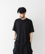 画像をギャラリービューアに読み込む, ssstein(シュタイン)のSUVIN COTTON BASIC TEE - BLACKの公式通販サイトsession福岡セレクトショップ

