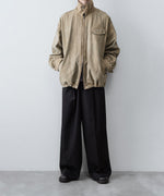 画像をギャラリービューアに読み込む, 【ssstein】SULFUR DYED WHIP CORD VINTAGE ZIP JACKET - KHAKI

