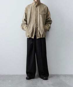 ssstein / シュタイン】SULFUR DYED OXFORD VINTAGE JACKET - KHAKI