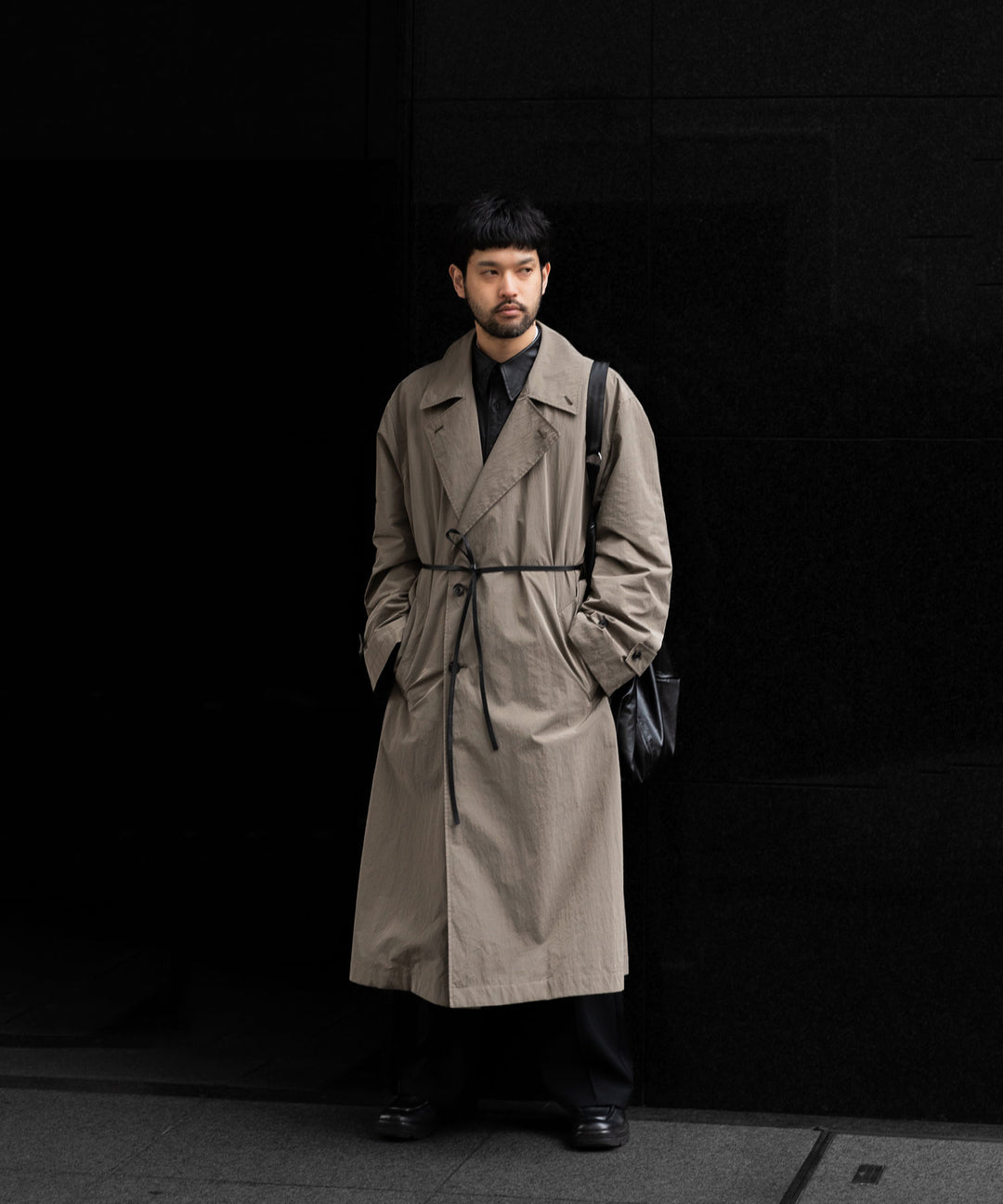 ssstein(シュタイン)のWINDPROOF NYLON DOUBLE BREASTED COAT - TAUPE 公式通販サイトsession福岡セレクトショップ