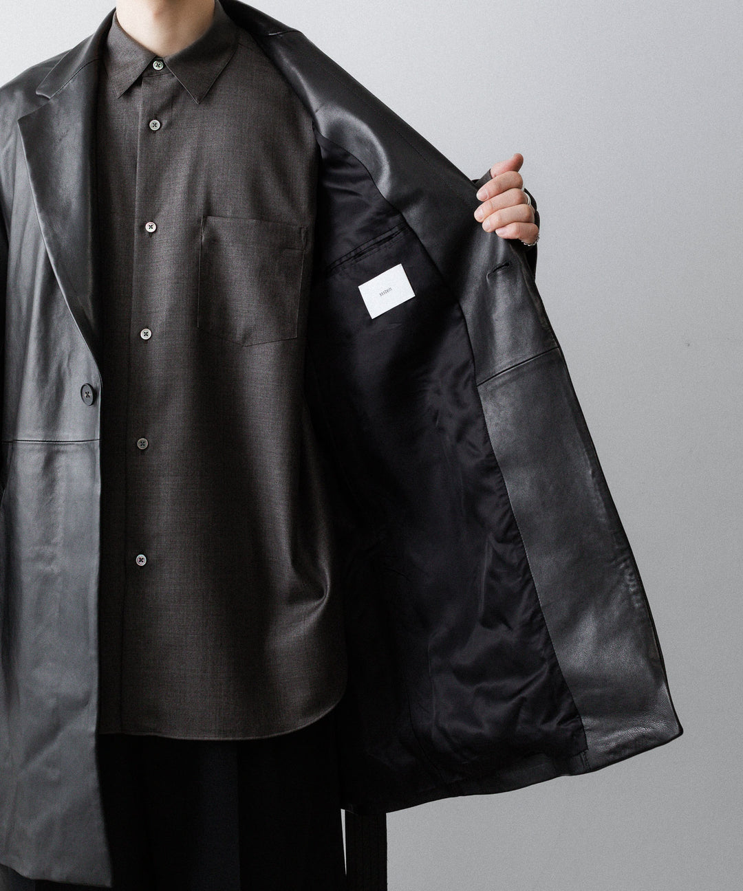 ssstein(シュタイン)のLAMBS LEATHER HALF COAT - BLACKの公式通販サイトsession福岡セレクトショップ