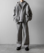 画像をギャラリービューアに読み込む, ssstein(シュタイン)のCOTTON DOUBLE KNIT TWIST SEAM PANTS - TOP GREYの公式通販サイトsession福岡セレクトショップ
