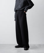 画像をギャラリービューアに読み込む, ssstein(シュタイン)のYAK/COTTON SWEAT EASY TROUSERS - BLACKの公式通販サイトsession福岡セレクトショップ
