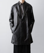 画像をギャラリービューアに読み込む, ssstein(シュタイン)のLAMBS LEATHER HALF COAT - BLACKの公式通販サイトsession福岡セレクトショップ
