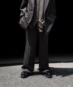 画像をギャラリービューアに読み込む, 【ssstein】FLARE TROUSERS - GREY KHAKI
