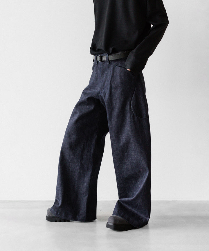 OPPOSE DUALITY オポーズデュアリティの6 POCKET SUB ONG DENIM TROUSERSのINDIGO公式通販サイトsession福岡セレクトショップ