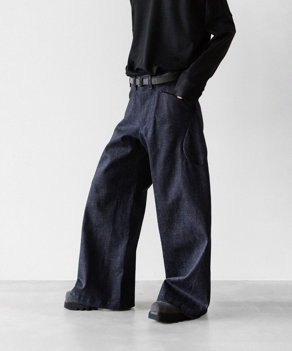 OPPOSE DUALITY オポーズデュアリティの6 POCKET SUB ONG DENIM TROUSERSのINDIGO公式通販サイトsession福岡セレクトショップ