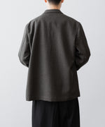 画像をギャラリービューアに読み込む, INTÉRIM - インテリムのMILITARY WOOL SERGE PIPING DOUBLE JACKETのDUST GRAY公式通販サイトsession福岡セレクトショップ
