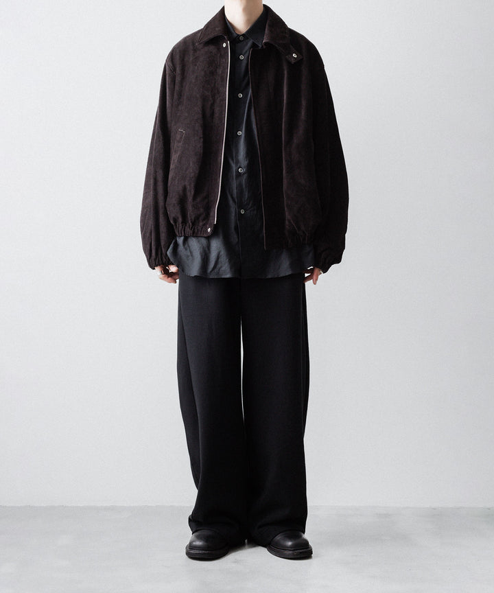 ssstein(シュタイン)のYAK/COTTON SWEAT EASY TROUSERS - BLACKの公式通販サイトsession福岡セレクトショップ