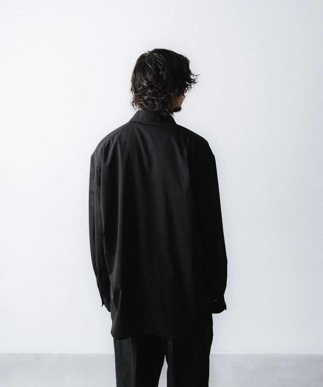 phebus- フィーバスのWOOL POLY TROPICAL SHIRTのBLACK公式通販サイトsession福岡セレクトショップ