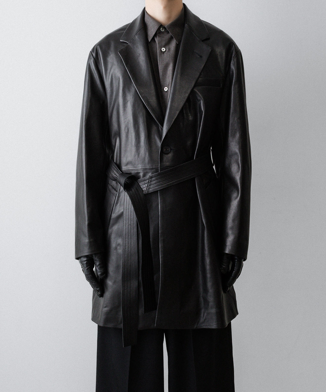ssstein(シュタイン)のLAMBS LEATHER HALF COAT - BLACKの公式通販サイトsession福岡セレクトショップ