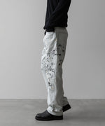 画像をギャラリービューアに読み込む, 【INTÉRIM】MILK PAINT WWII 1943 HEAVY KIBATA SHUTTLE DENIM JEANS - P.B.WHITE
