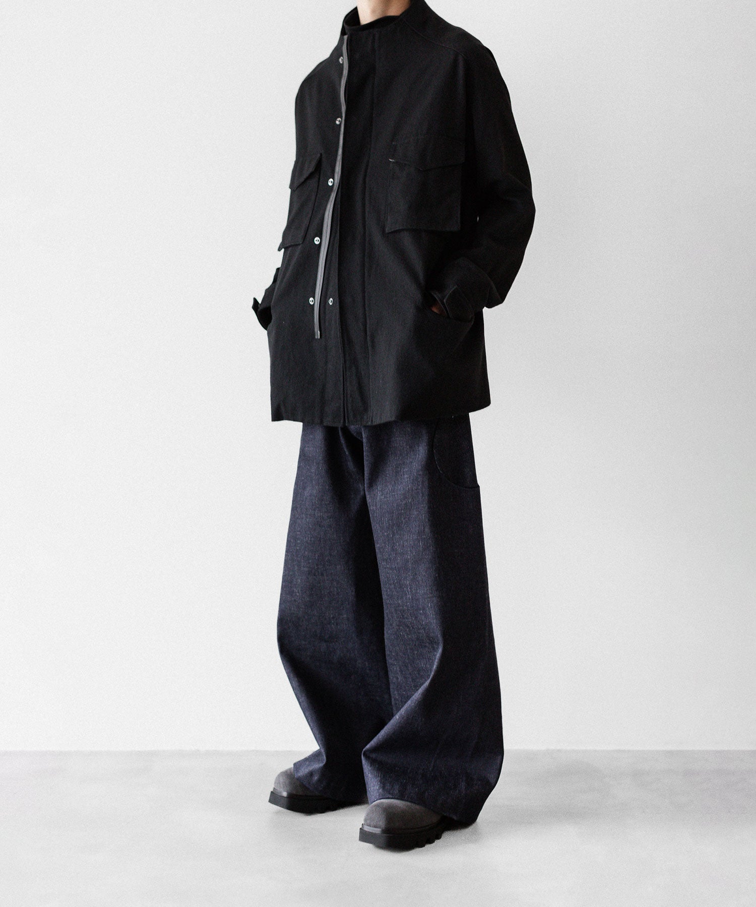 【OPPOSE DUALITY】M-65 WOOL - BLACK