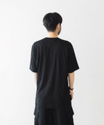 画像をギャラリービューアに読み込む, ssstein(シュタイン)のSUVIN COTTON BASIC TEE - BLACKの公式通販サイトsession福岡セレクトショップ
