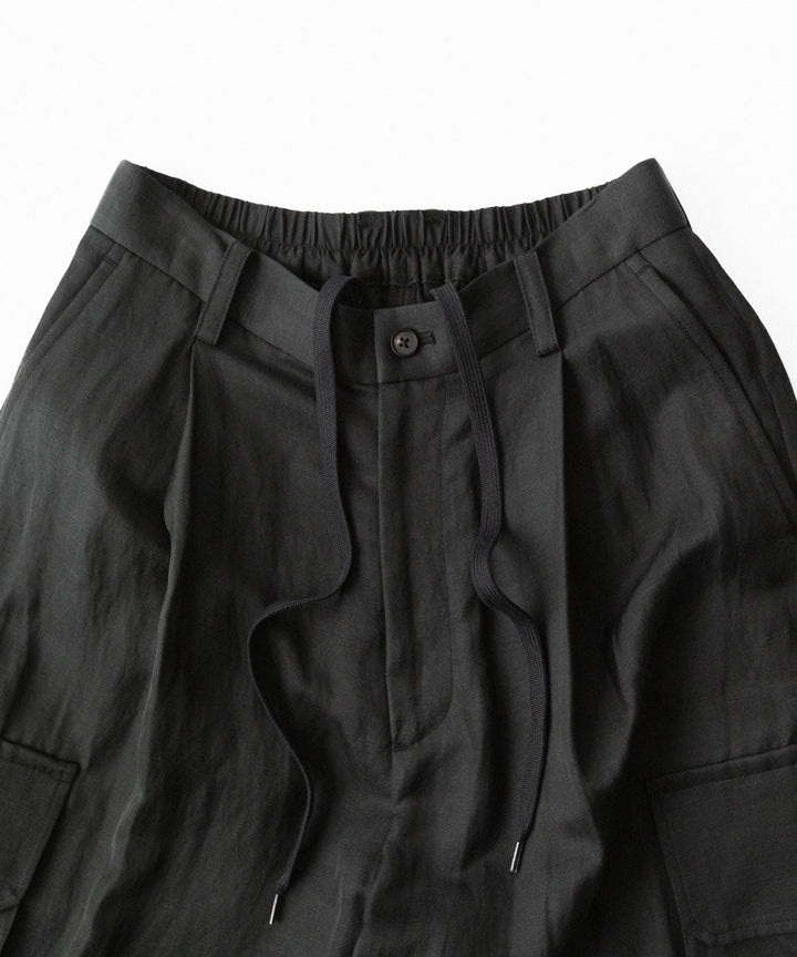ssstein-シュタインのVIS/LI BRIGHT TWILL CARGO SHORT TROUSERSのDARK CHARCOAL公式通販サイトsession福岡セレクトショップ