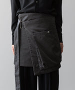 画像をギャラリービューアに読み込む, VEIN-ヴェインのPIGMENT PRINTED NY TWILL WRAP SKIRT BAGのBLACK公式通販サイトsession福岡セレクトショップ
